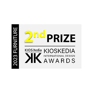 Nestart's bookshelf ODE winnder Kioskedia furniture award